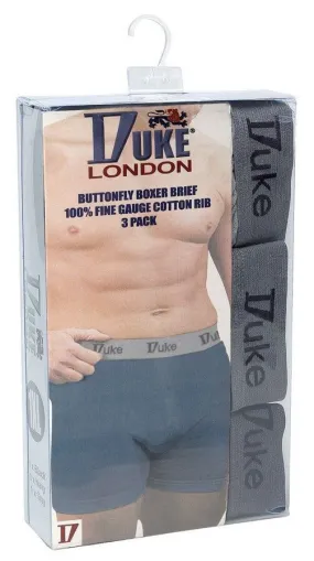 3 Pack Duke Men's Underwear Kingsize Boxer Shorts