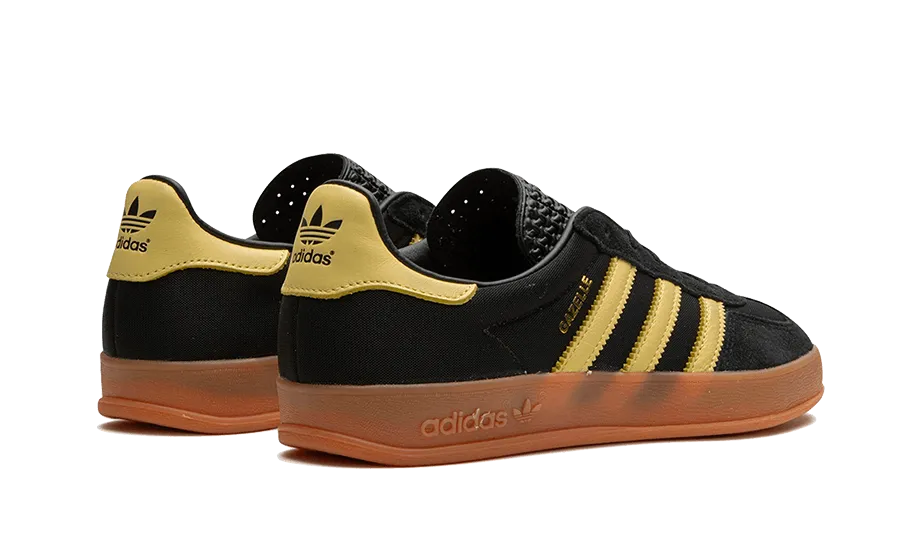 Adidas Gazelle Indoor Core Black Almost Yellow