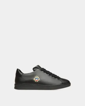 Adrien Brody Travel Collection Sneaker In Black Leather 