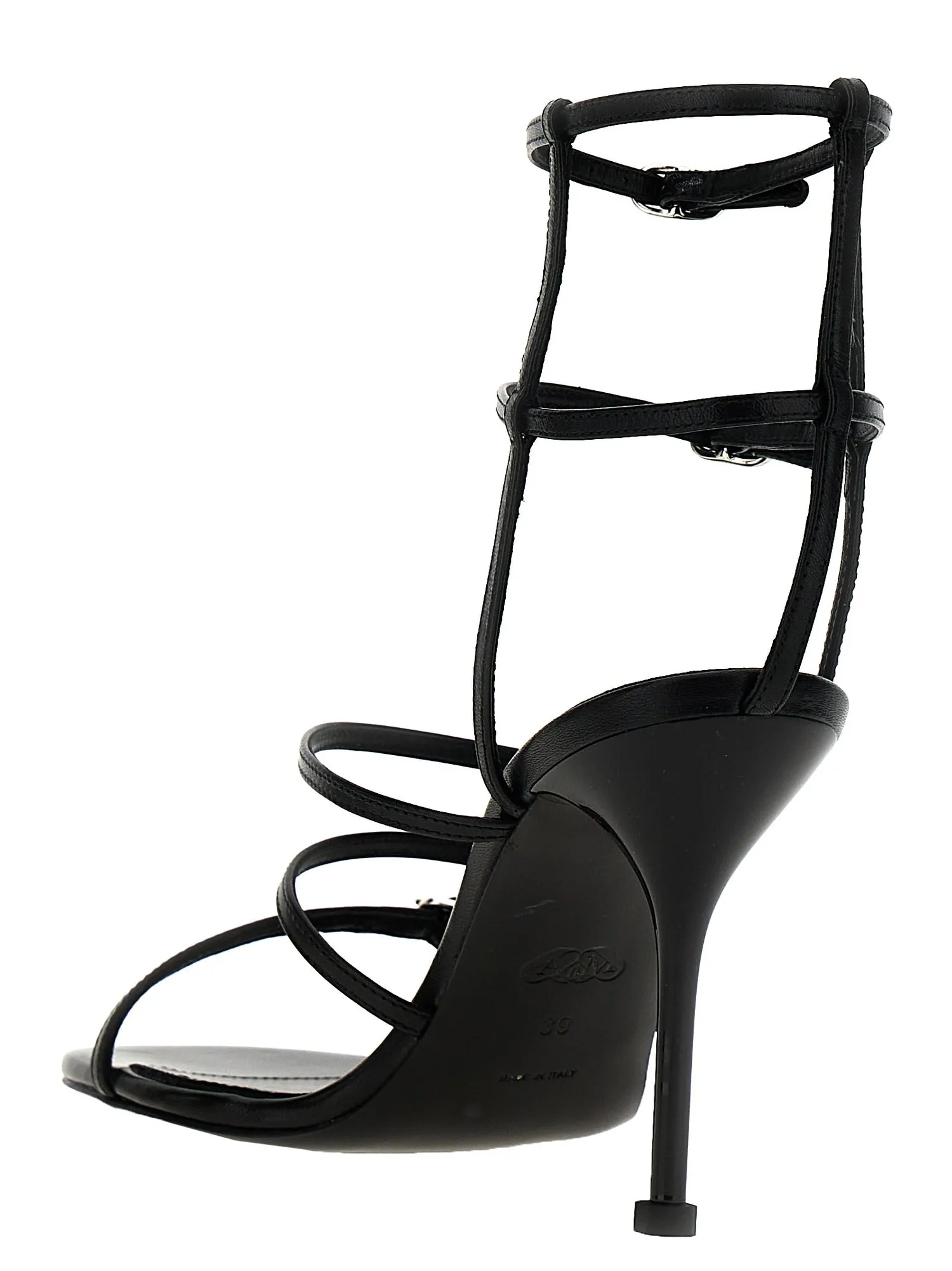 Alexander McQueen    Alexander Mcqueen Strap Leather Sandals