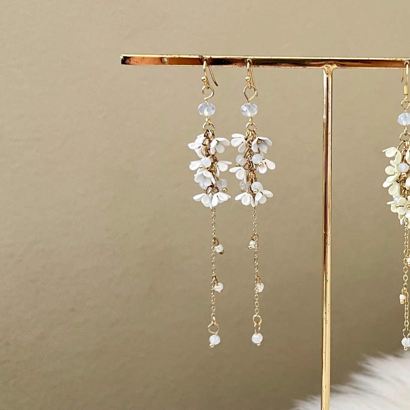 Angelica Flower Drop Earrings - 4 Colors!