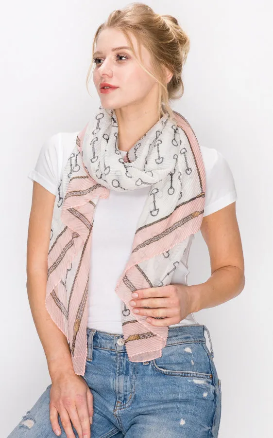 AS299 Printed Oblong Scarf