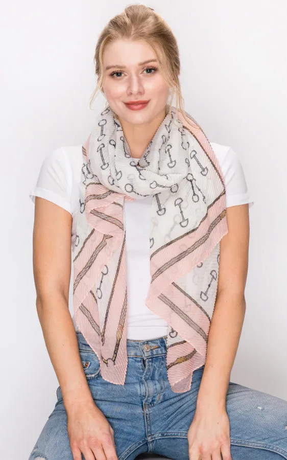 AS299 Printed Oblong Scarf