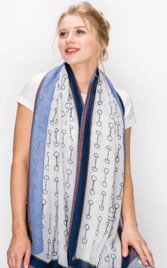 AS299 Printed Oblong Scarf