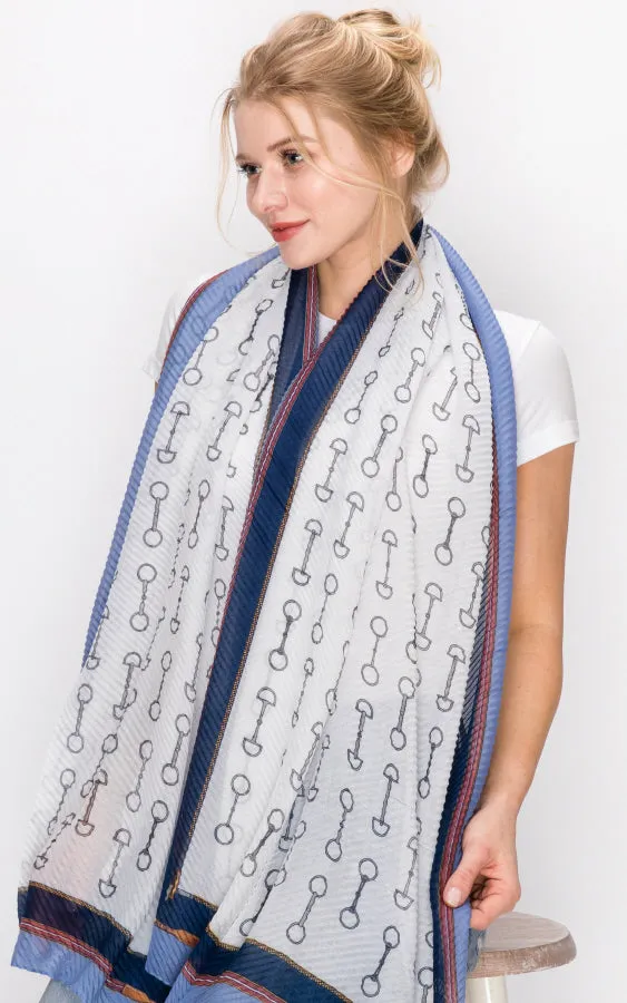 AS299 Printed Oblong Scarf