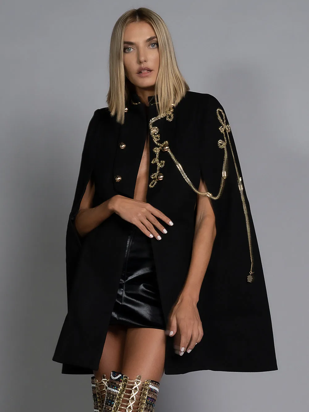 AUGUSTA Cape in Black