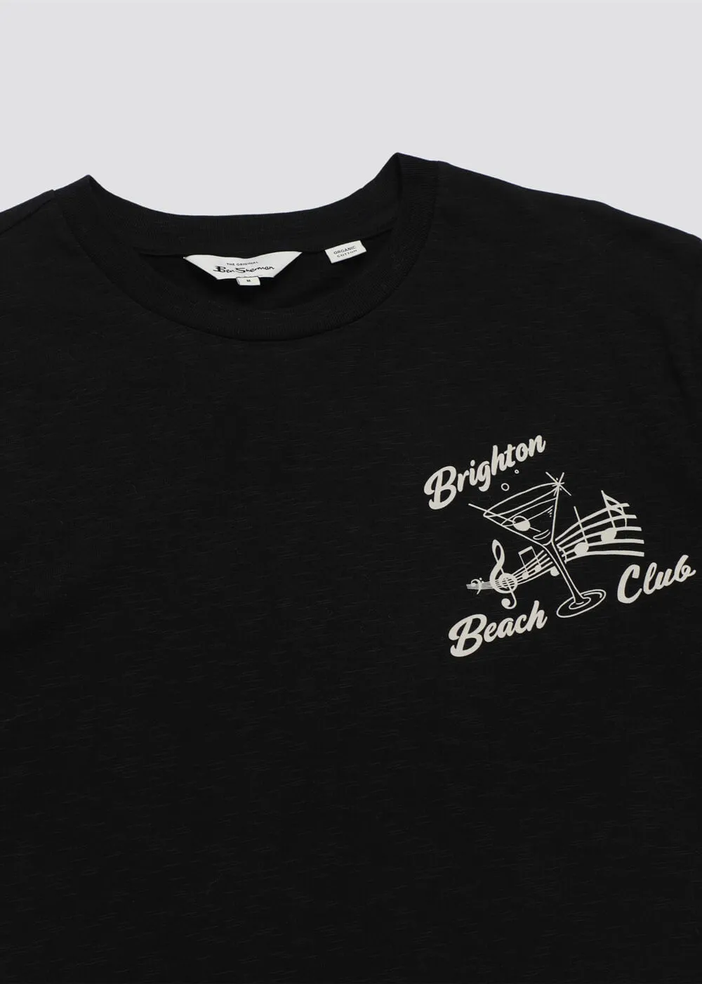 Ben Sherman Brighton Beach Club T-Shirt Black