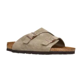 BIRKENSTOCK Zurich Suede Sandals - Brown