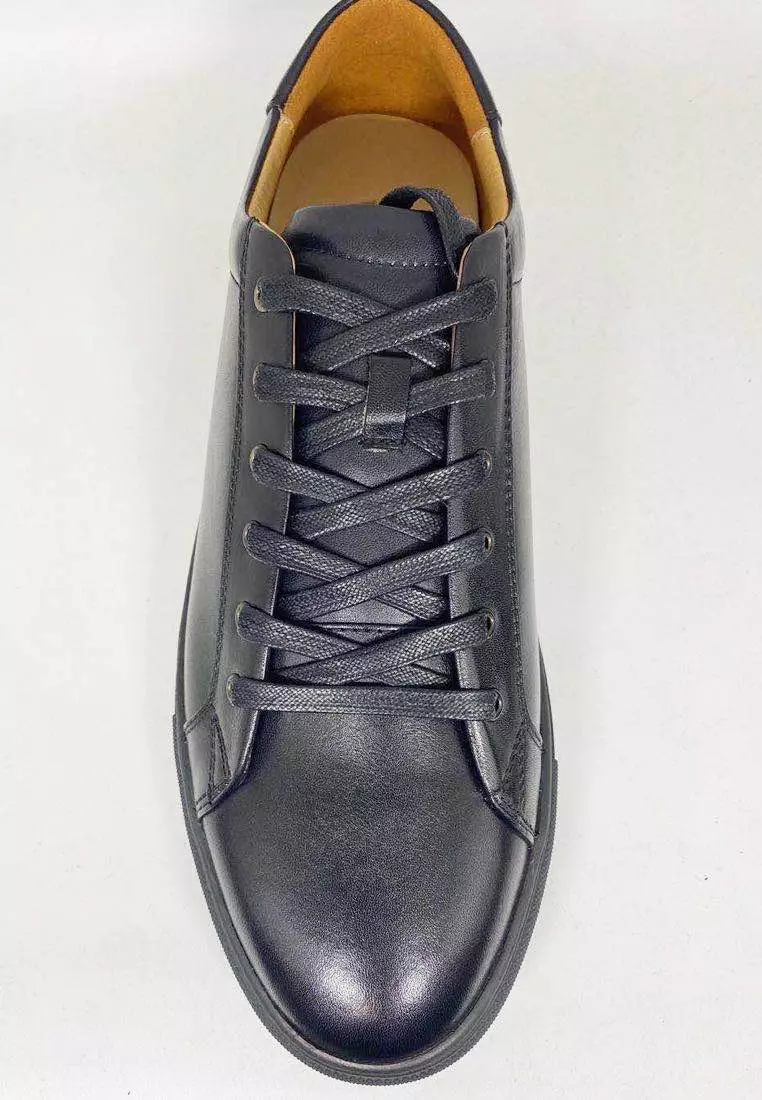 Black Cow Leather Sneaker 0072