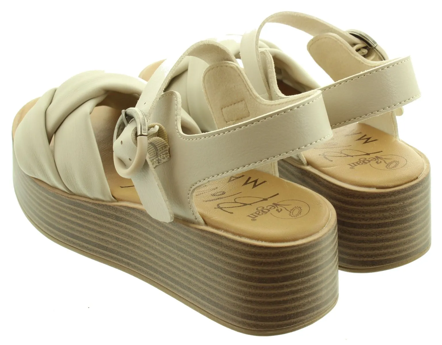 BLOWFISH Ladies Linder Flatform Sandals In Bone