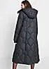 bonprix Diamond Print Longline Padded Coat