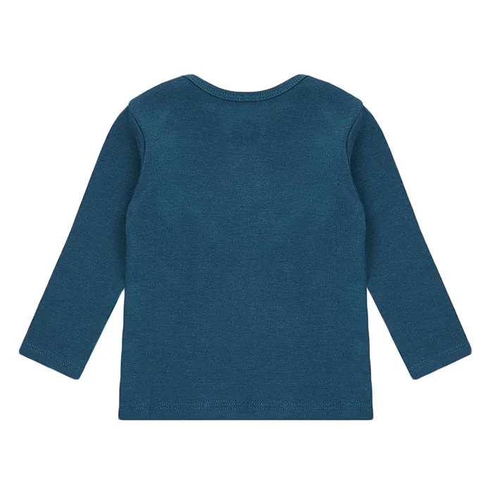 Bonton Baby Tina Long Sleeved T-shirt Prussian Blue