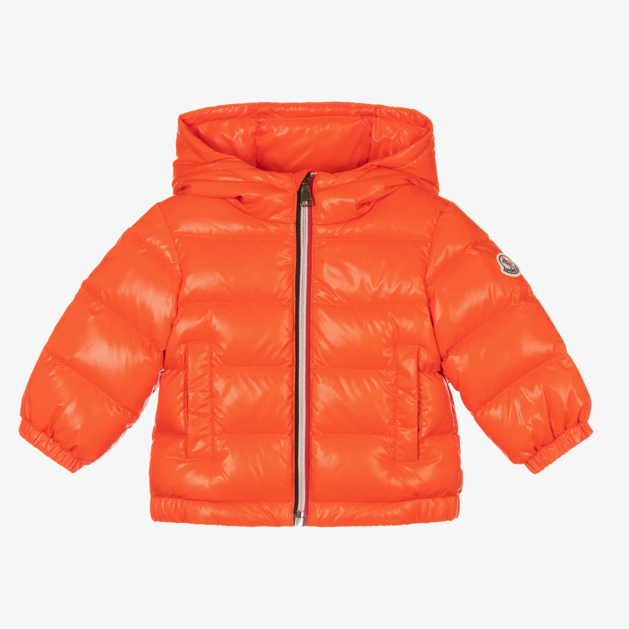 Boys Orange Aubert Down Padded Puffer Coat