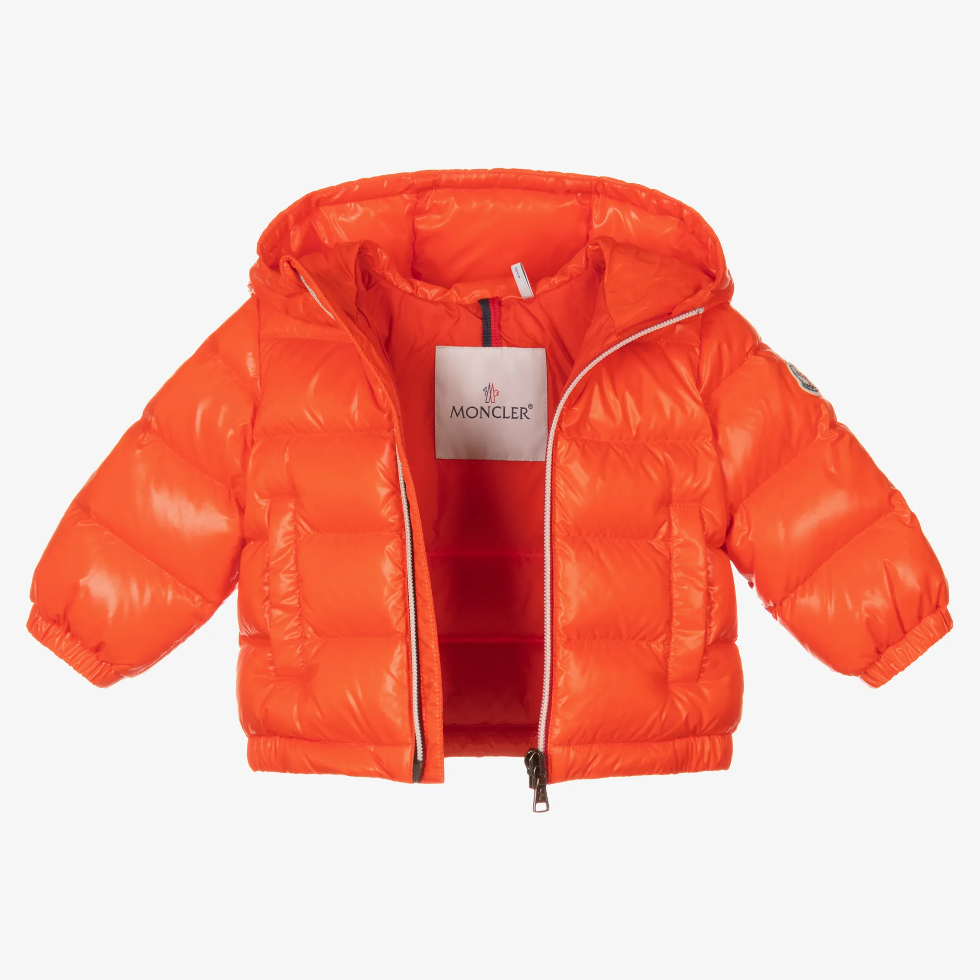 Boys Orange Aubert Down Padded Puffer Coat