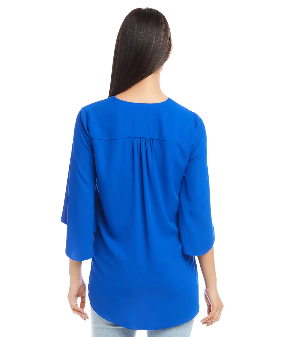 Bracelet Sleeve Asymmetric Top