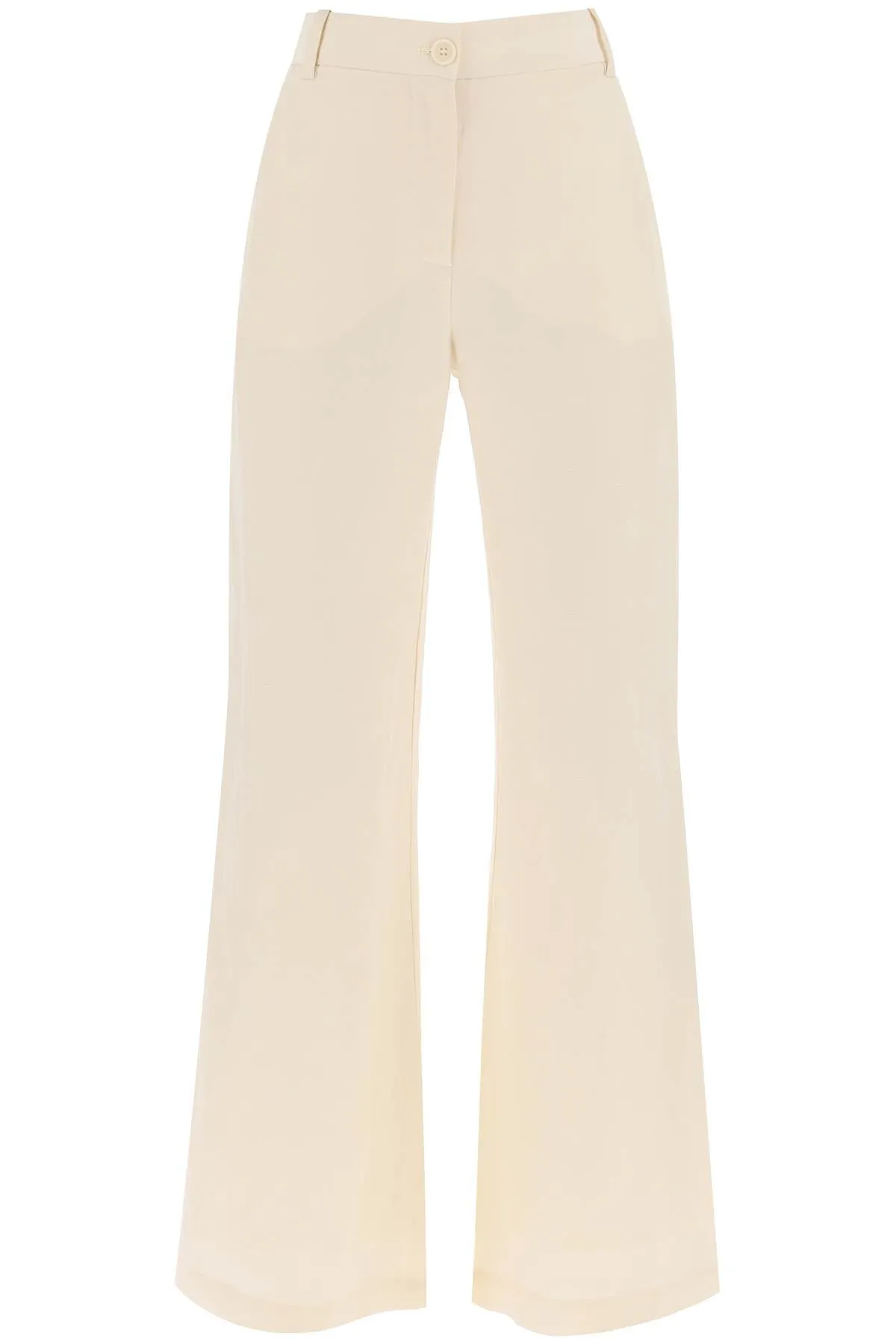 By malene birger carass linen blend pants Q71784005 PEARL