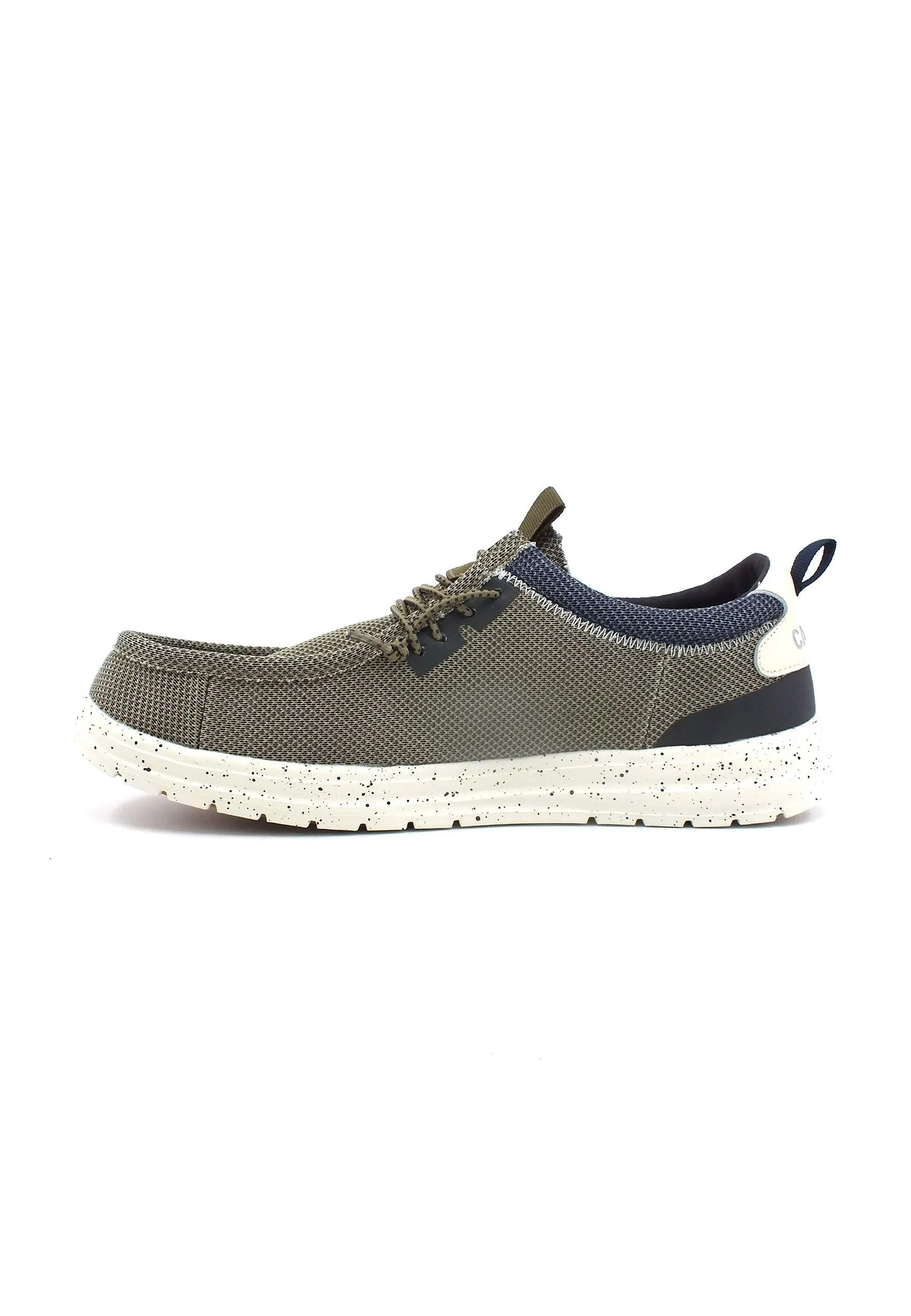 CAFENOIR Sneaker Vela Uomo Verde Taupe TM9004