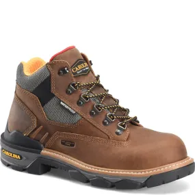 CAROLINA CONSTRUCTOR 5 COMPOSITE TOE WATERPROOF WORK BOOT SIZE 9EE BROWN