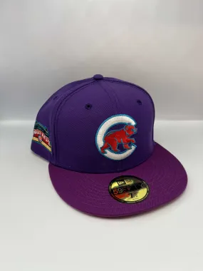 Chicago Cubs graduation purple hat