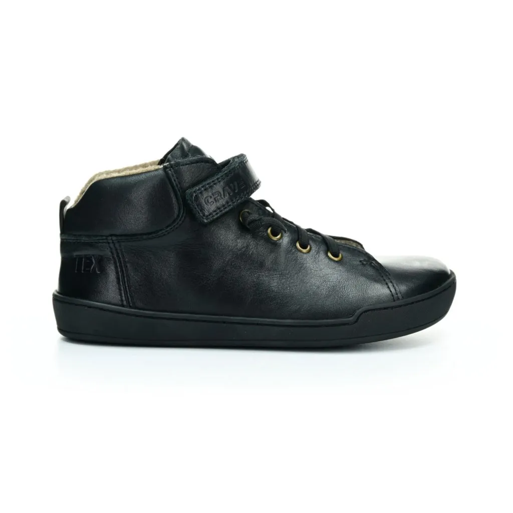 Crave Bergen Black winter barefoot shoes