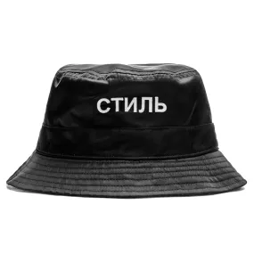 CTNMB Bucket Hat - Black/White