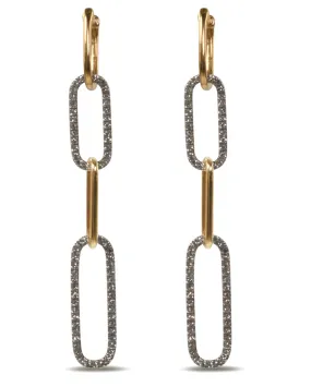 Diamond Link Earrings