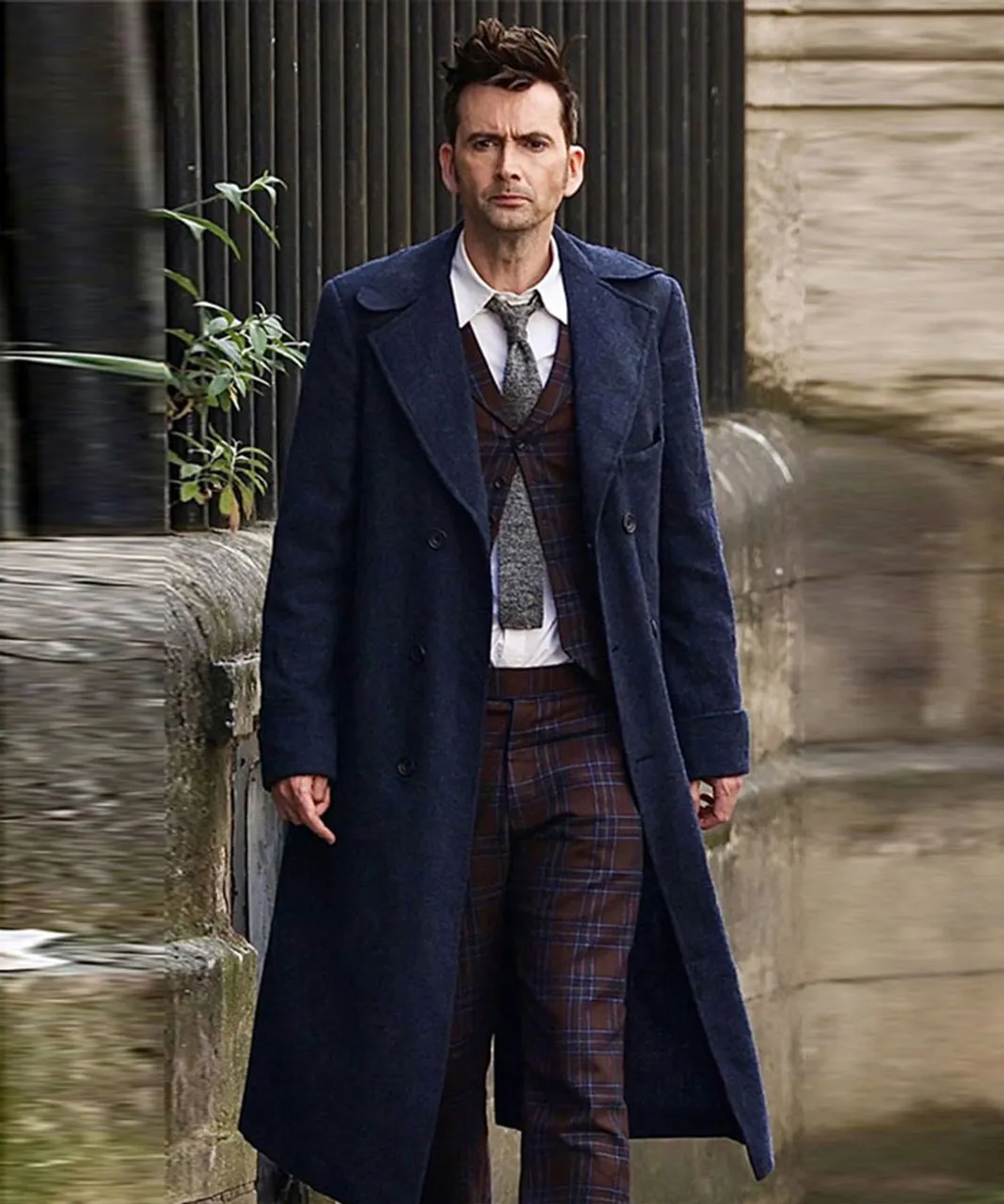 Doctor Who 10th Doctor Blue Coat