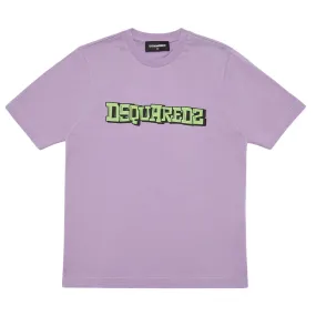 Dsquared2 T-Shirt Logo Purple