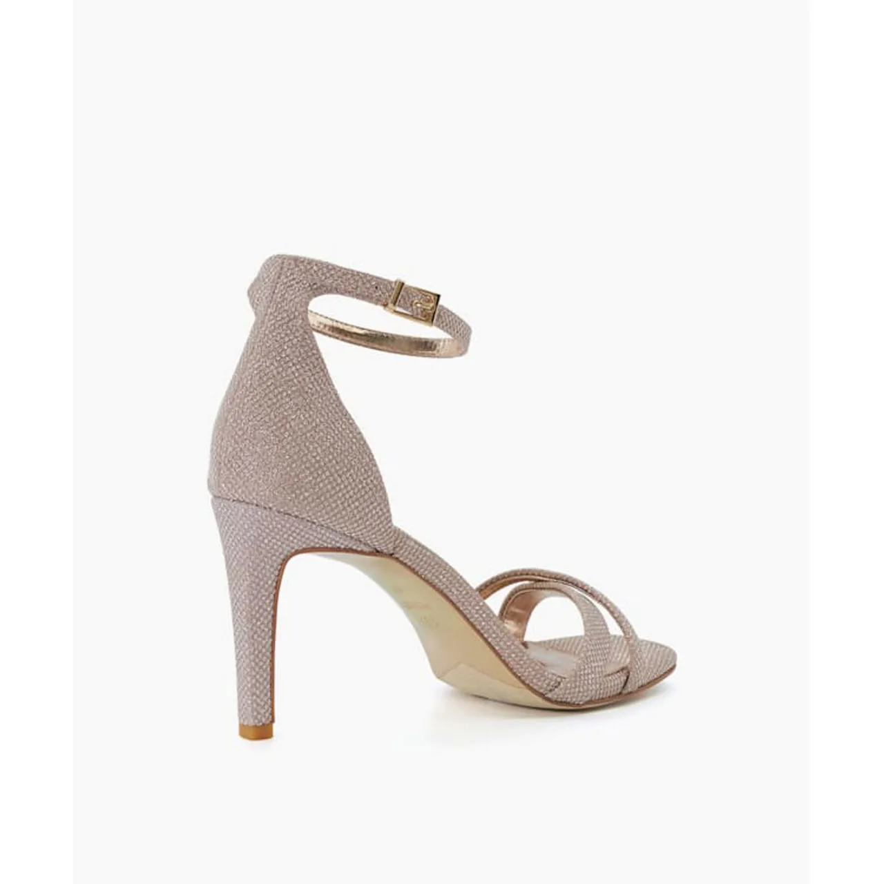 DUNE LONDON Madrina Embellished Heeled Sandals - Metallic