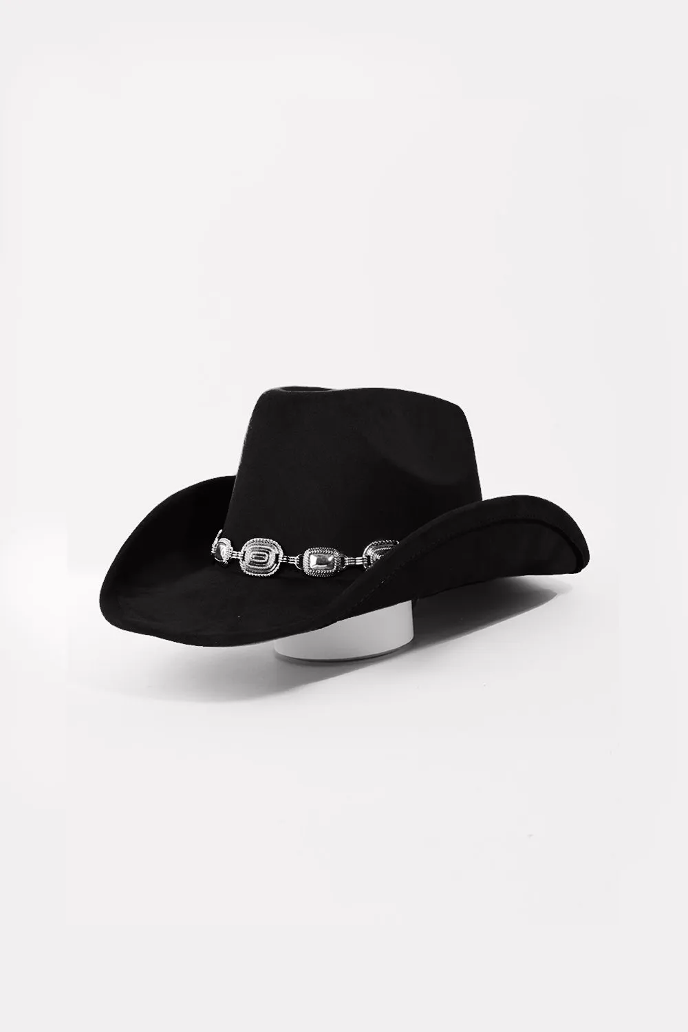 Fame Metal Trim Cowboy Hat