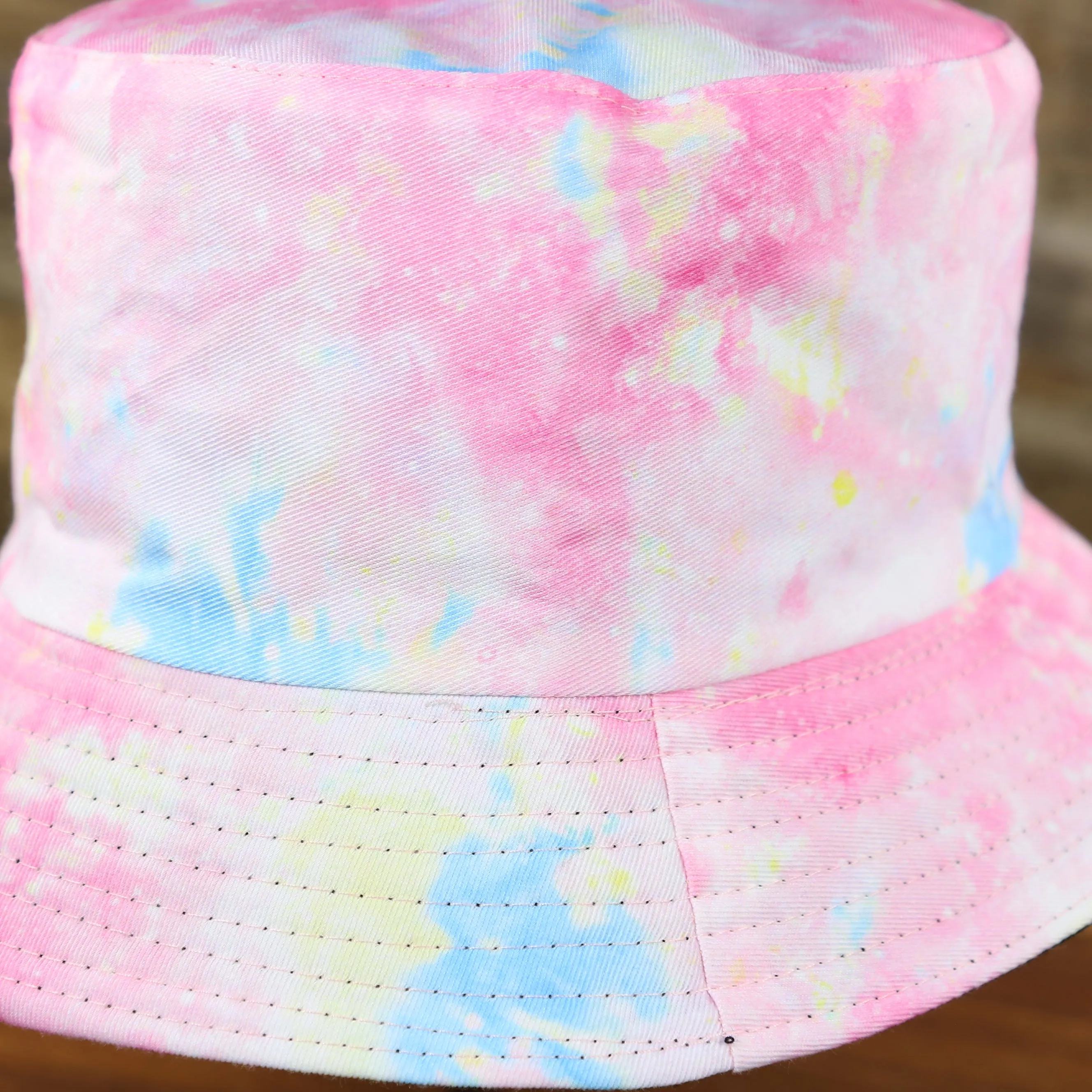 FOOT CLAN | CRUMPLE TIE DYE | BUCKET HAT | COTTON CANDY | SMALL/MEDIUM