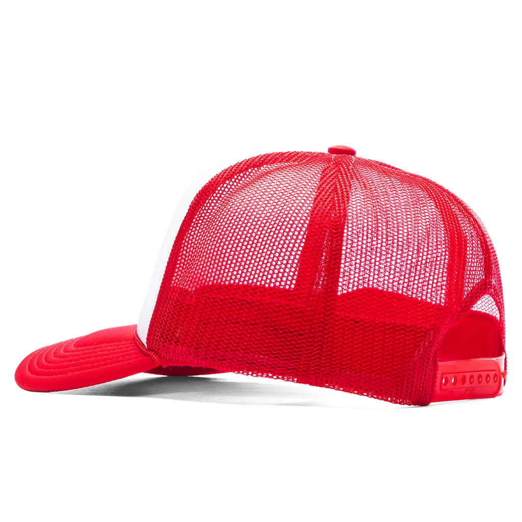 Frew Trucker Hat - Red/White