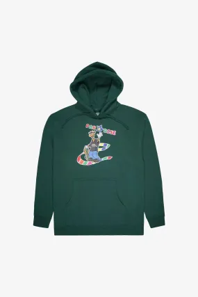 Giraffe Skateboarder Hoodie