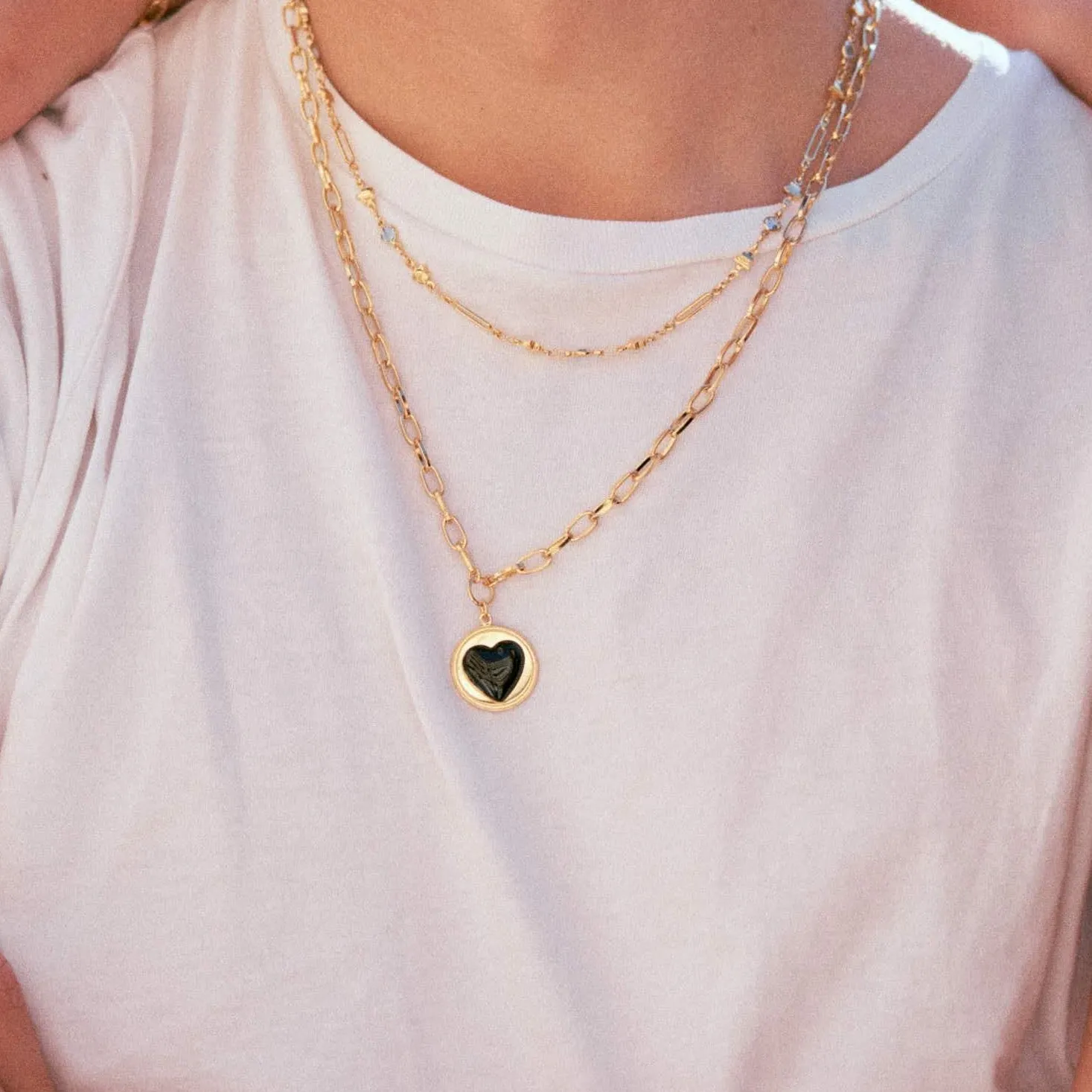 Gold Heart Necklace