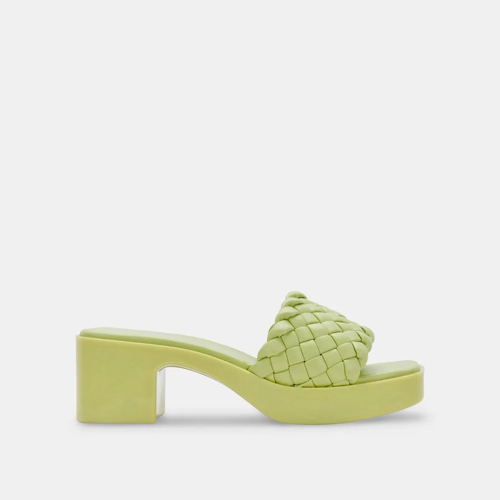 GOLDY SANDALS LIGHT GREEN STELLA– Dolce Vita 6769850089538