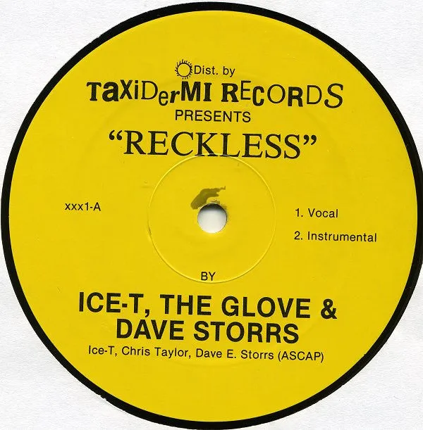 Ice-T, The Glove & Dave Storrs ~ Reckless / Tebitan Jam