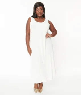 Ivory Slip Maxi Dress