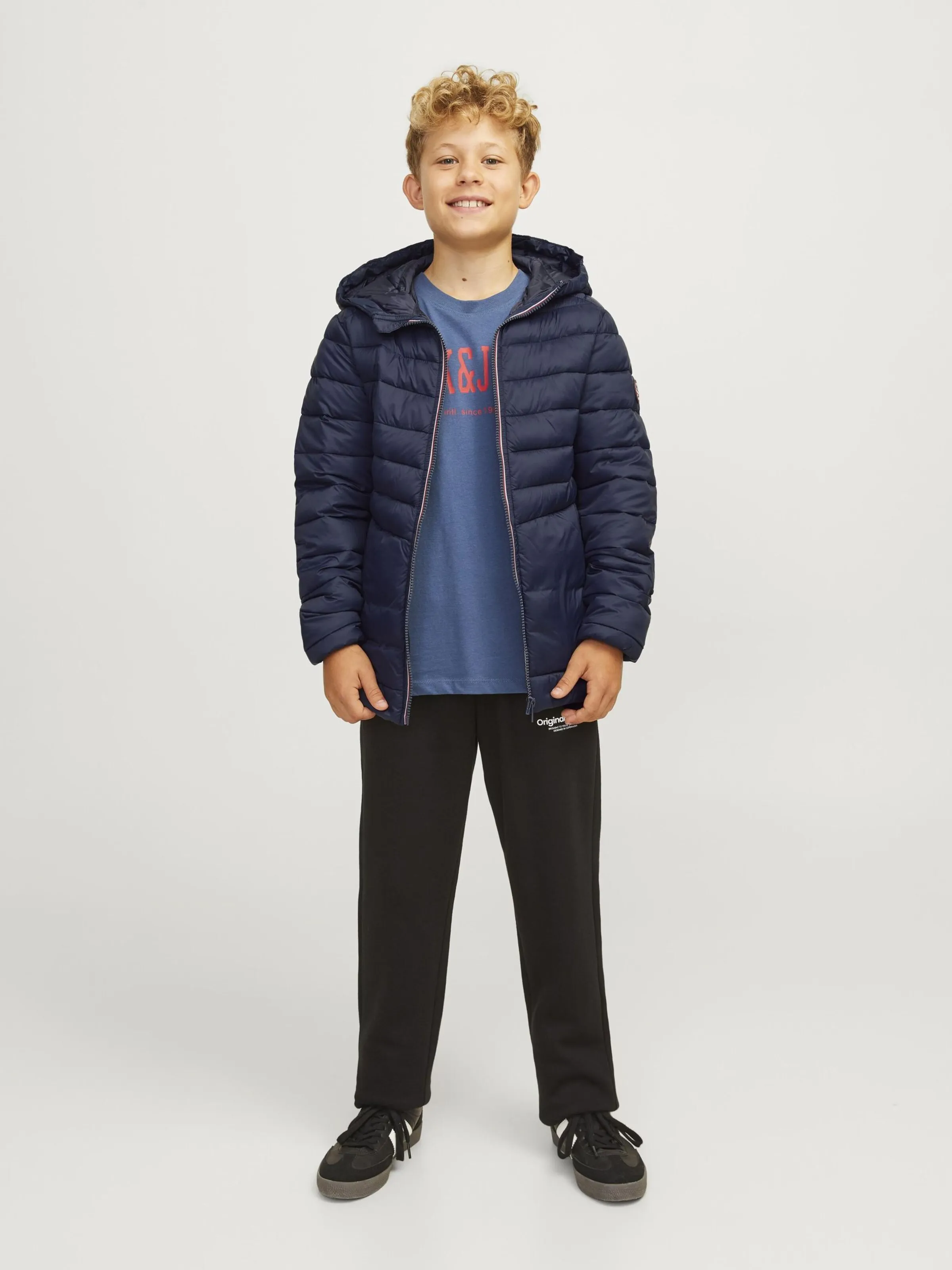 Jack & Jones Junior Winter jacket 'Sprint' in Navy