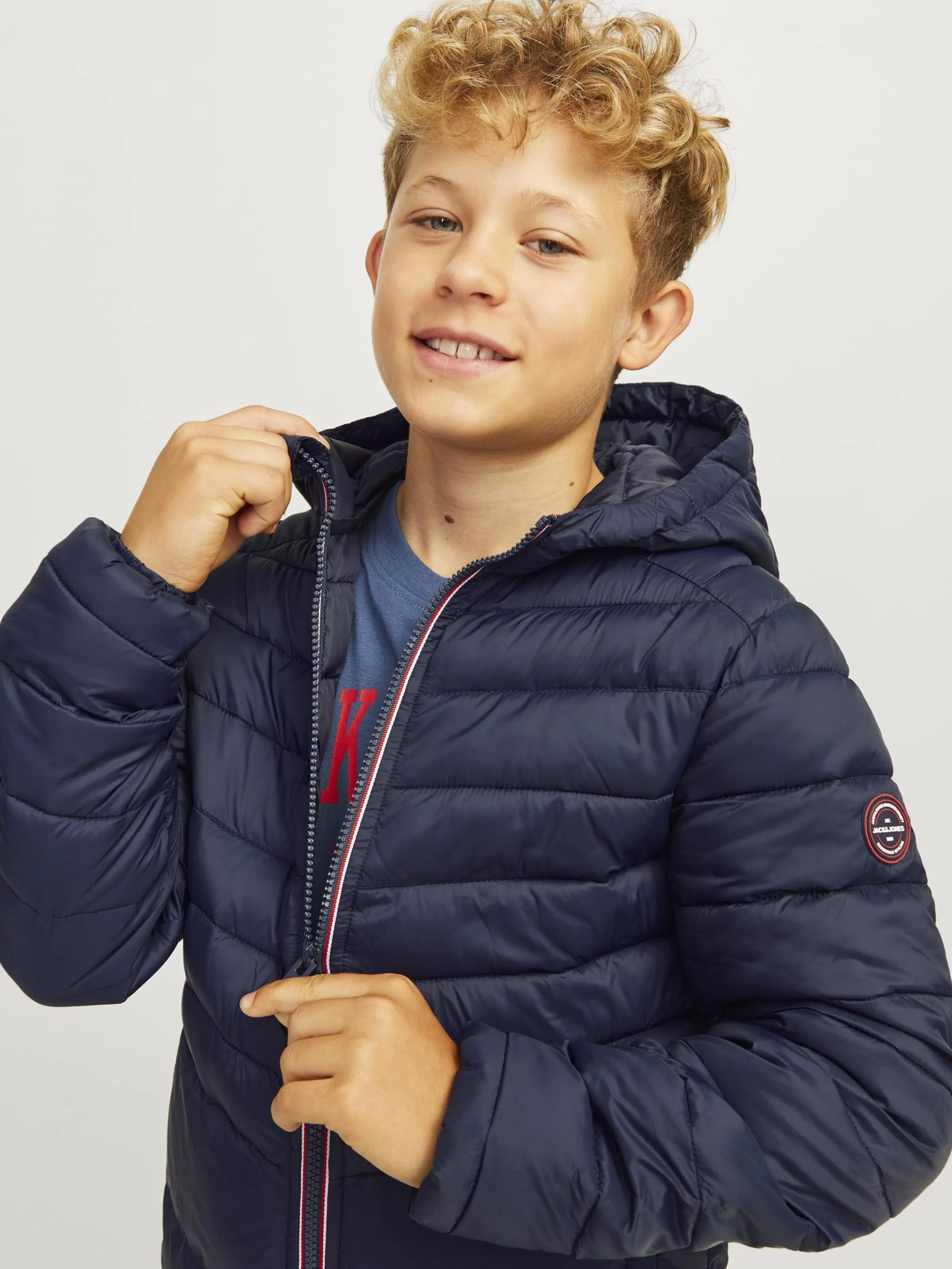 Jack & Jones Junior Winter jacket 'Sprint' in Navy