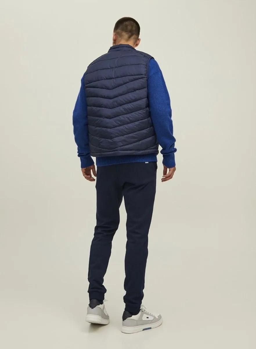 Jack & Jones Hero Puffer Bodywarmer Gilet Navy Blazer