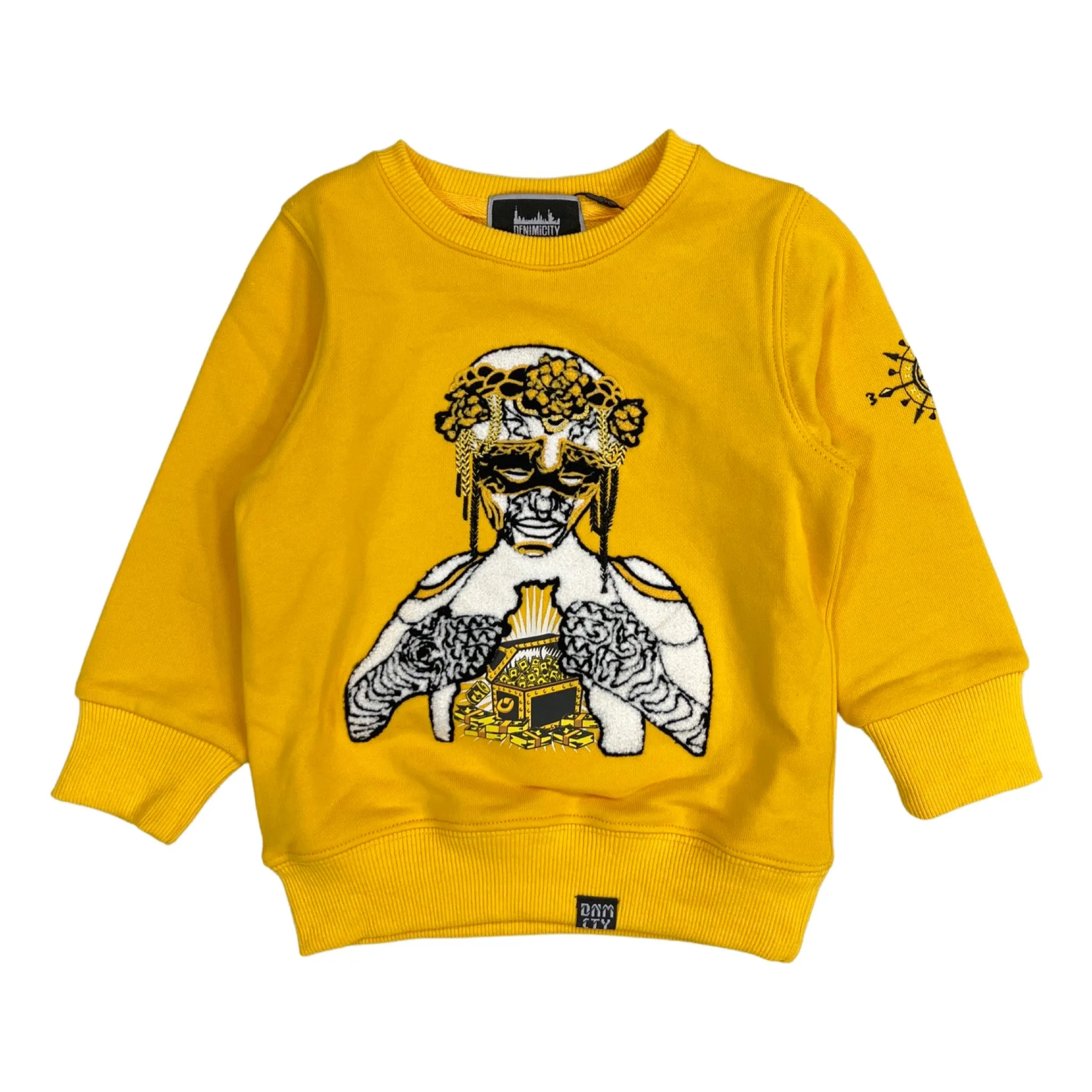 Kids Mosaic Sweater (Yellow)