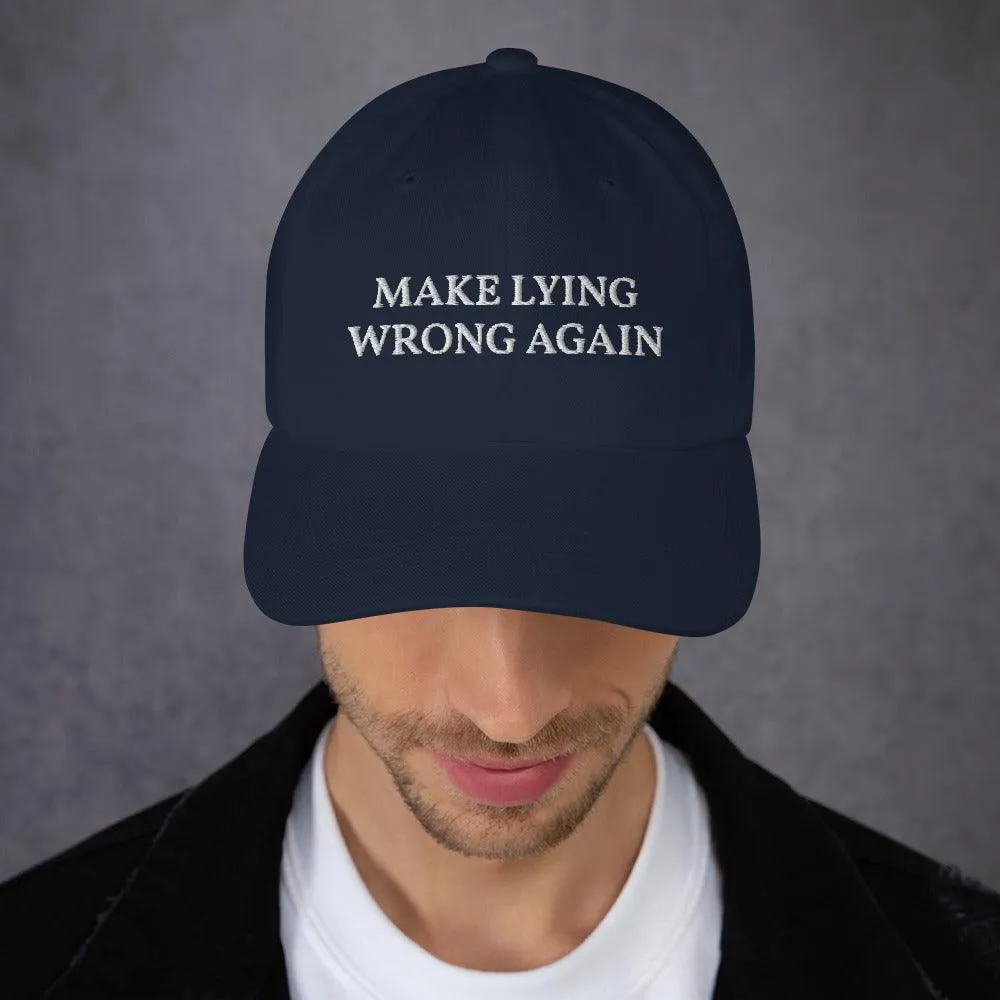 Make Lying Wrong Again Hat