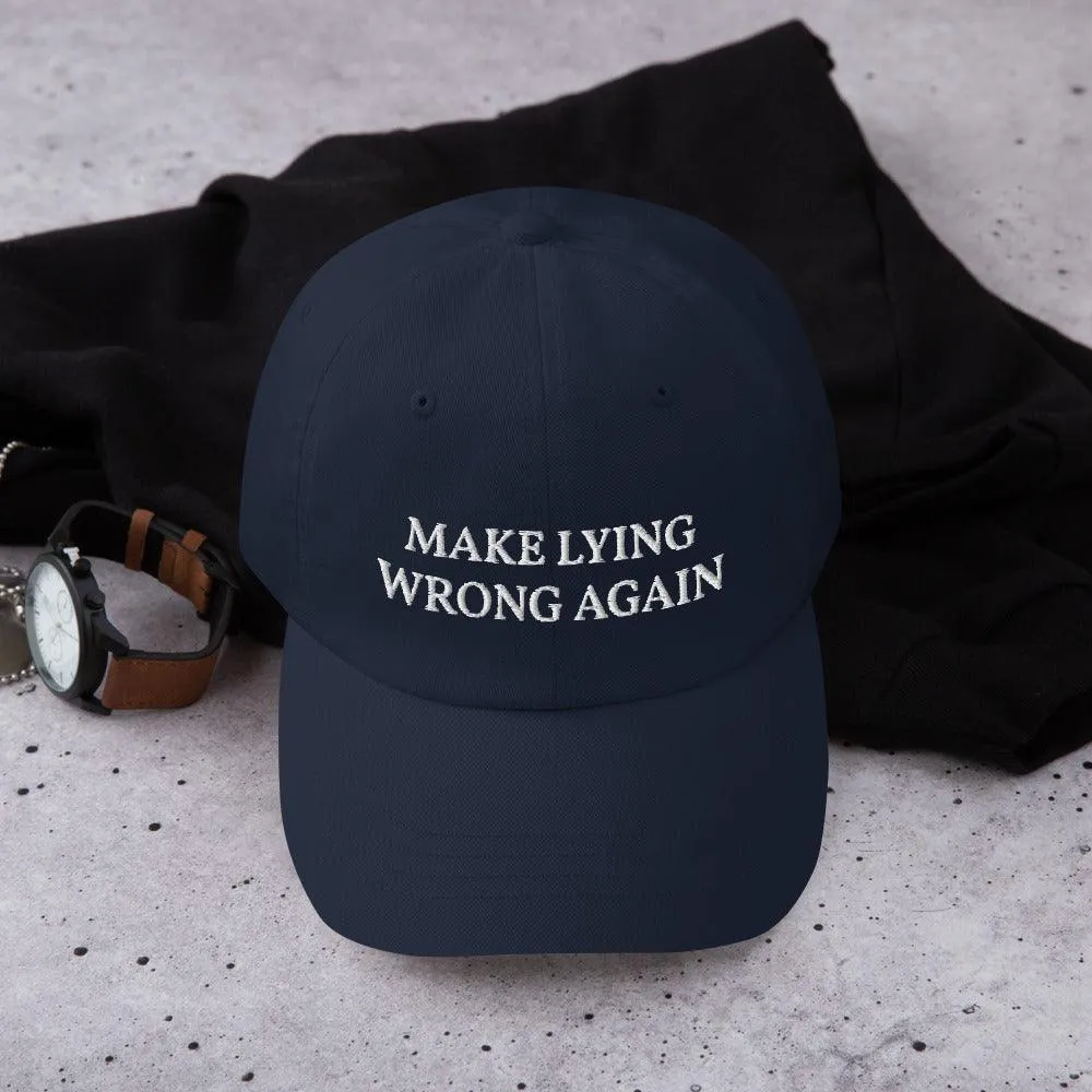 Make Lying Wrong Again Hat