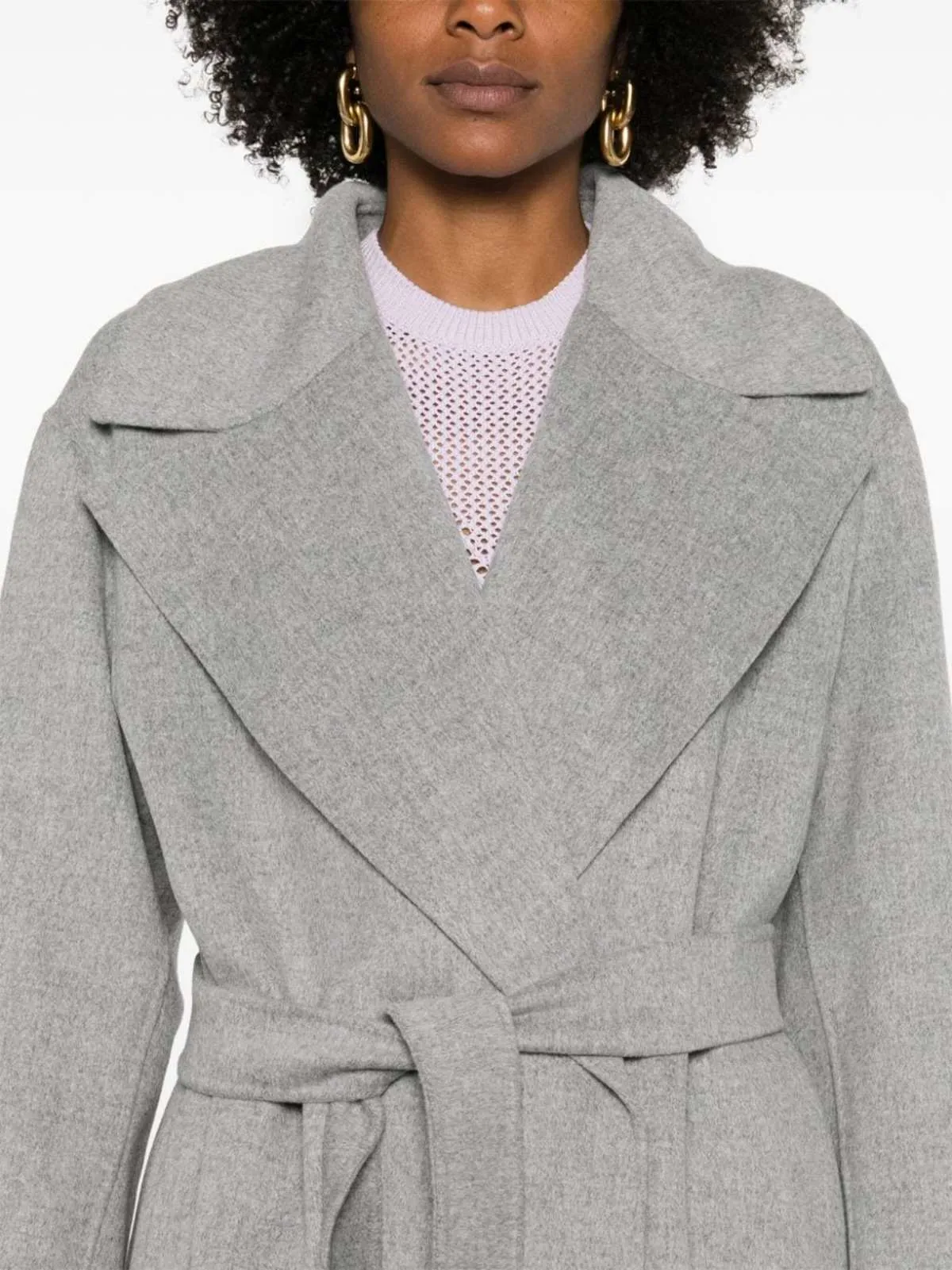 Max Mara Olanda Coat - Light Grey