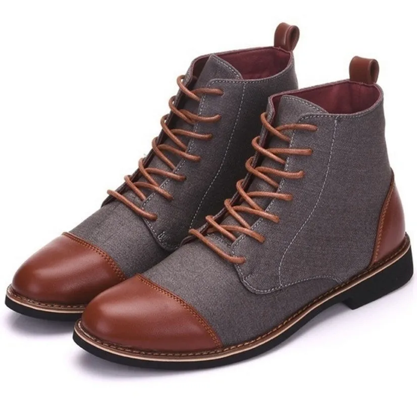 Men's leather boots Martin boots