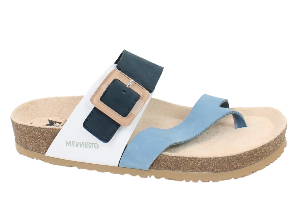 Mephisto Sandals Madeline Sea Blue