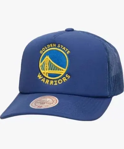 Mitchell & Ness Men's NBA Golden State Warriors Core Evergreen OTC Trucker Adjustable Hat