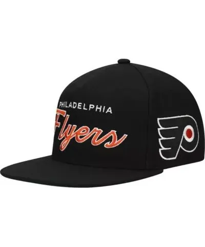 Mitchell & Ness Men's NHL Philadelphia Flyers Core Team Script 2.0 Snapback Hat