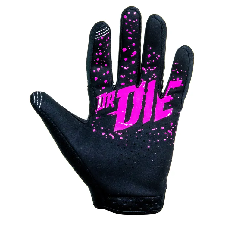 Muc-Off Bolt Rider Gloves in Black and Pink