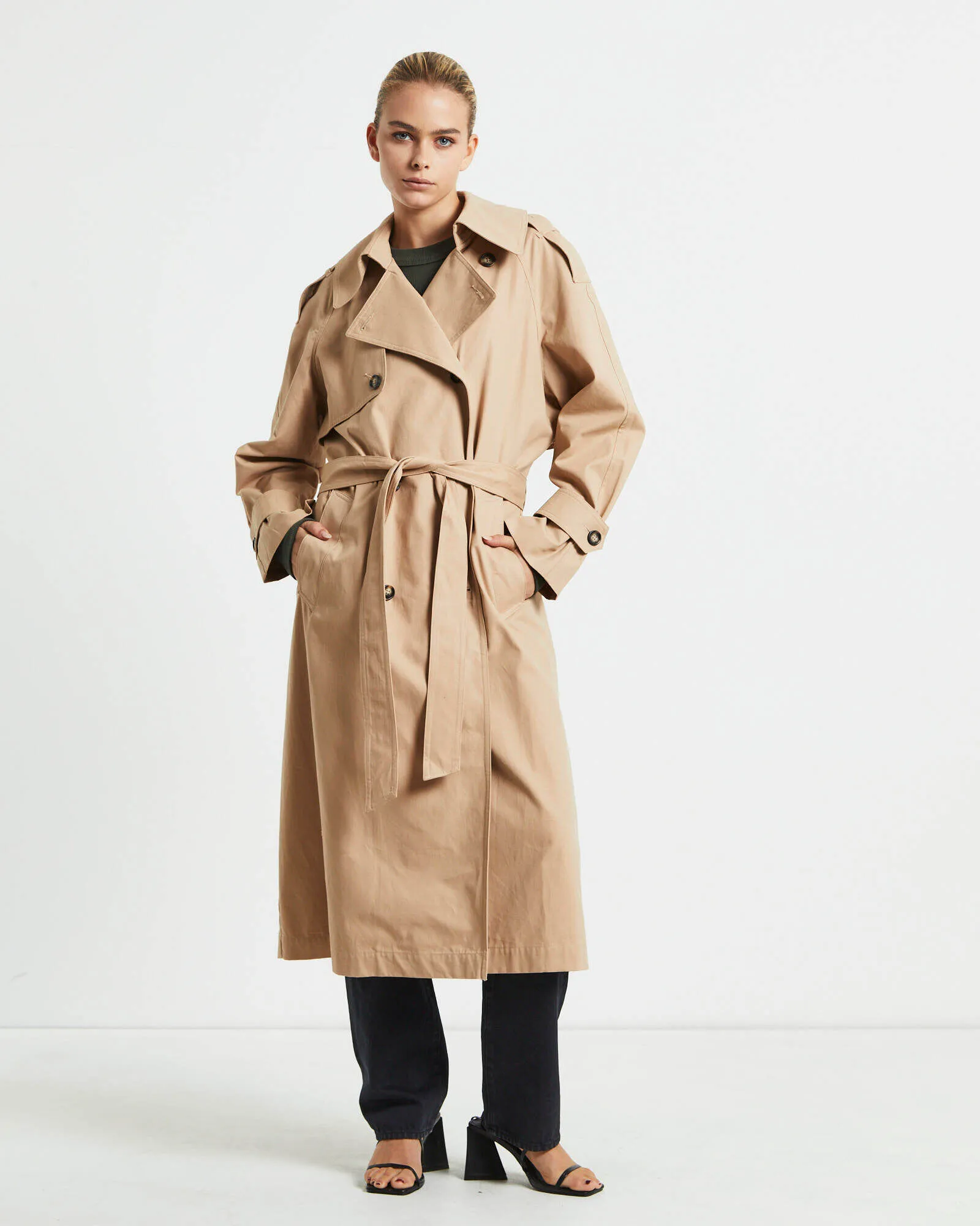 Neuw Tokyo Trench Coat Biscuit Beige